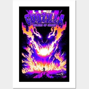 Retro Godzilla ROE 4 Posters and Art